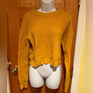 Lulus | Mustard Yellow Women's Sweater - Size L
